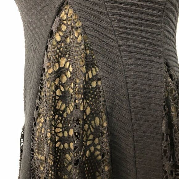 🚨 Olivaceous Tank Ribbed Lace 2 in 1 dress - Picture 5 of 12